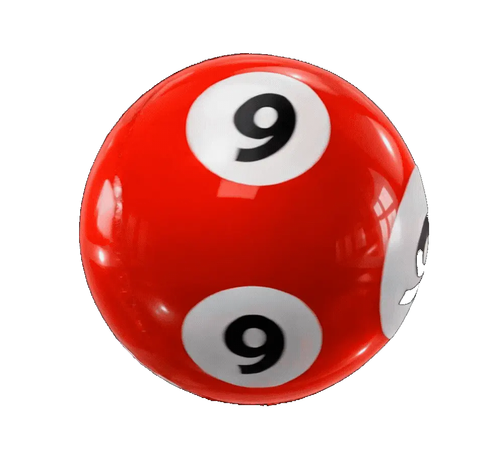 Animated red lotto ball